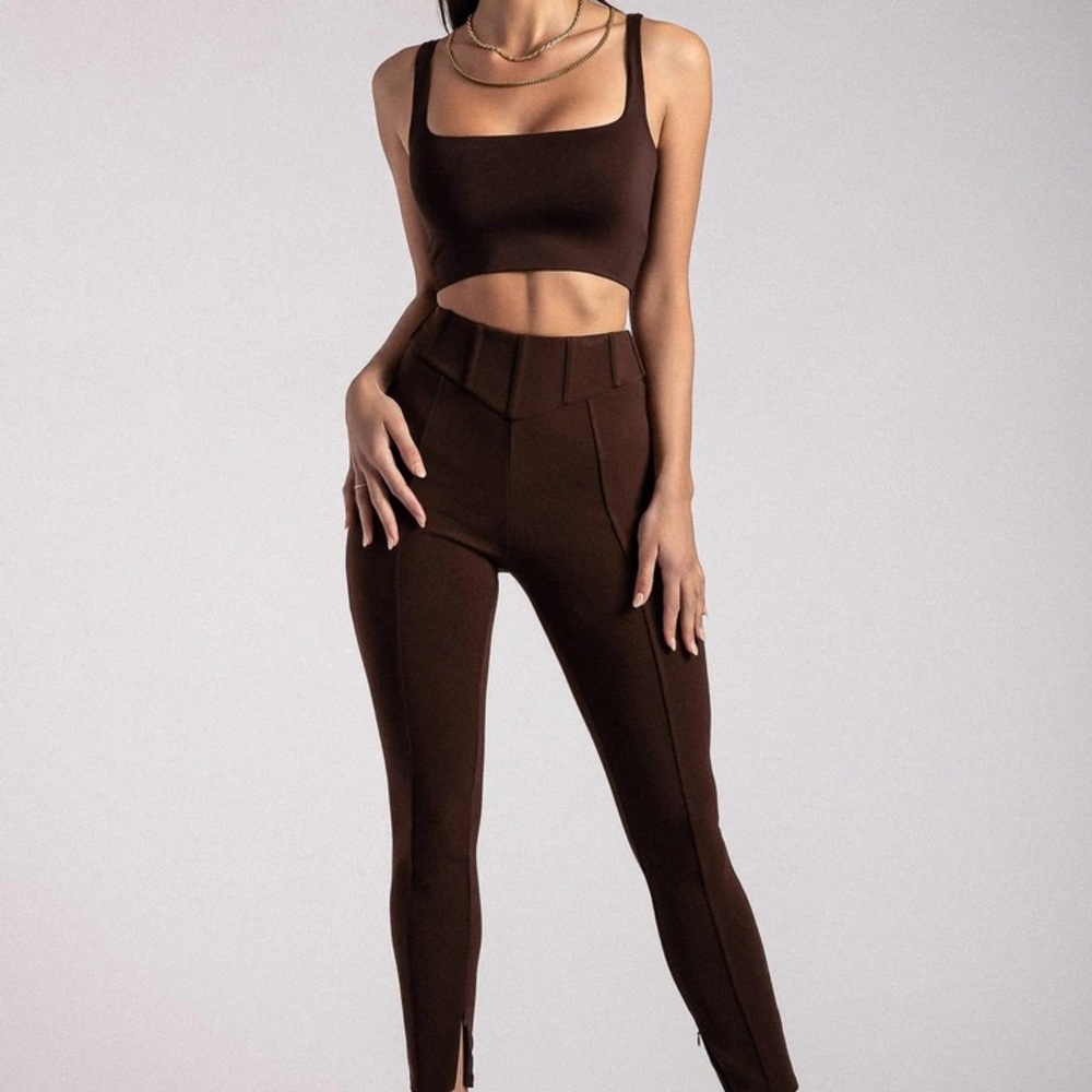 Meshki Sutton Corset Trouser Chocolate XS